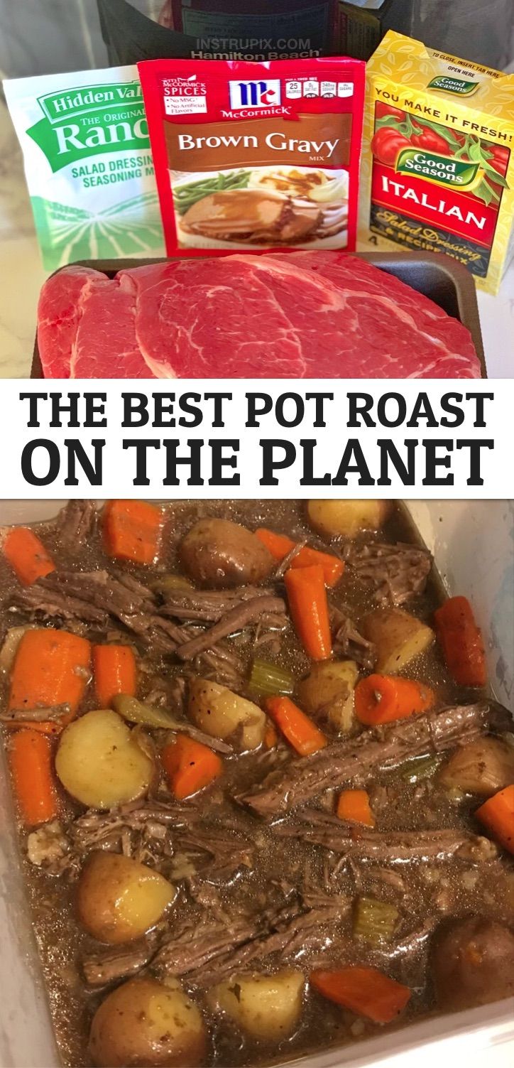 Quick And Easy Pot Roast In Crockpot