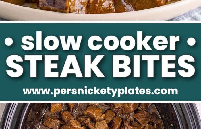 crockpot steak bites and potatoes