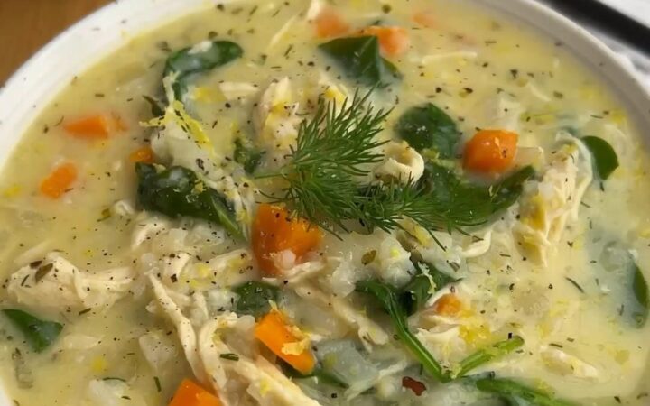 greek lemon chicken soup