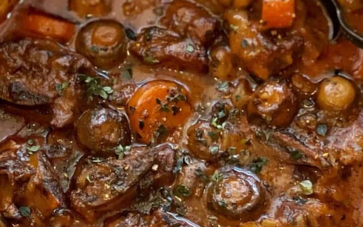 creamy beef stew recipe