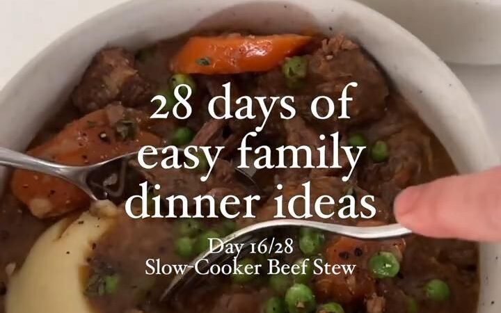 slow cooker beef stew