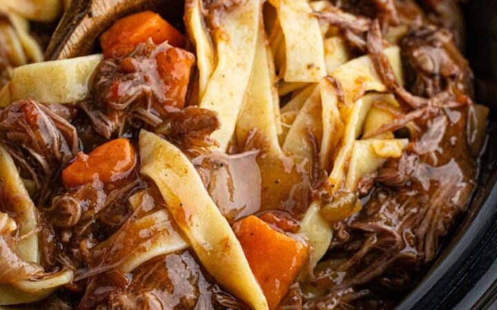 pot roast beef stroganoff recipe