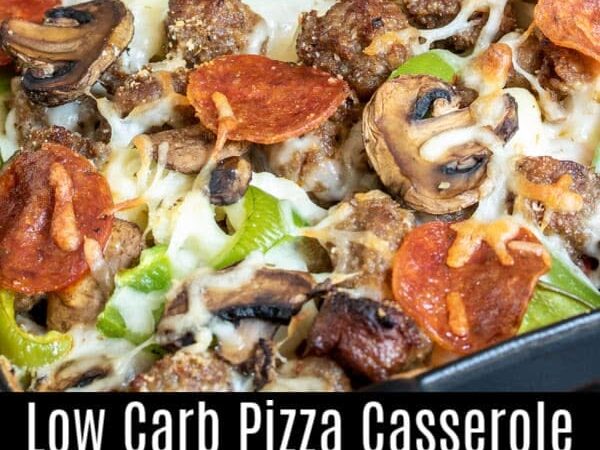 low carb pizza casserole