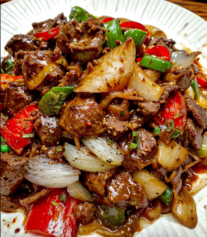 pepper steak noodles