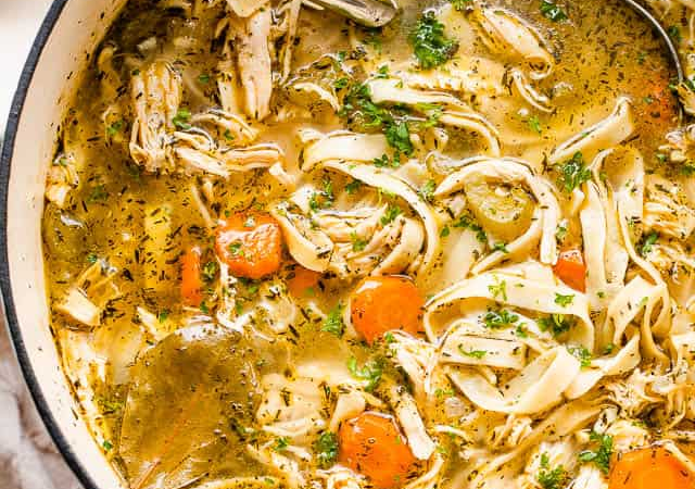 simple chicken noodle soup
