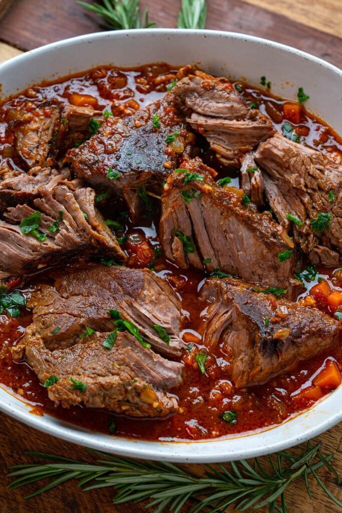 beef stew in a bowl