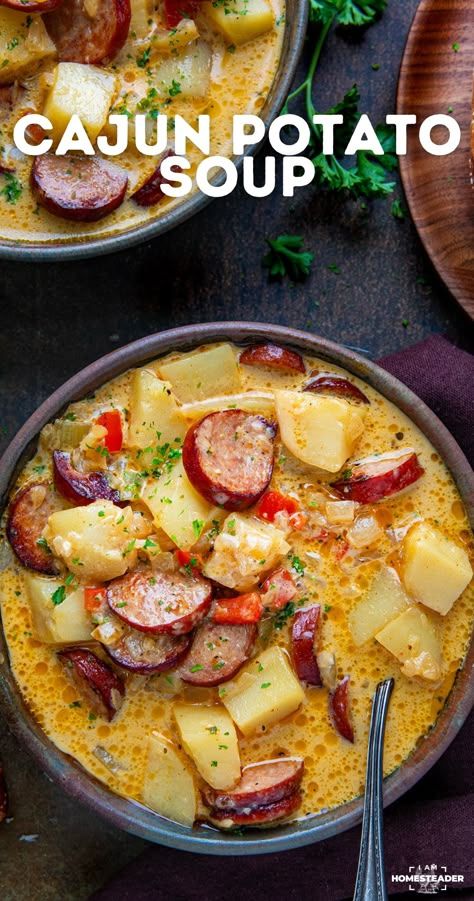 cajun sausage soup recipe