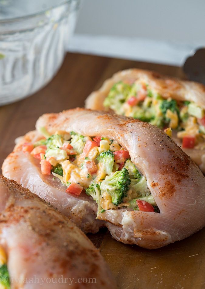 broccoli and cheese stuffed chicken