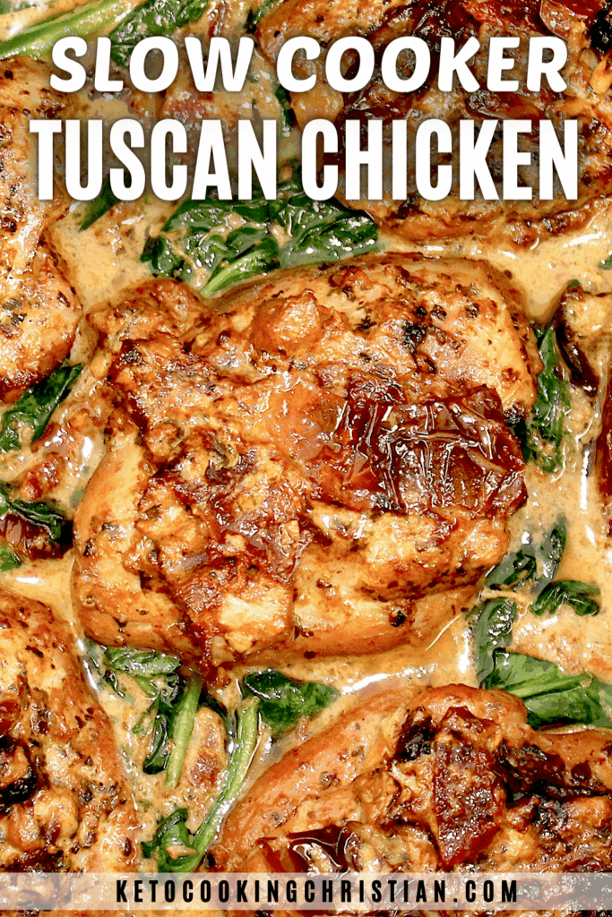 slow cooker tuscan chicken