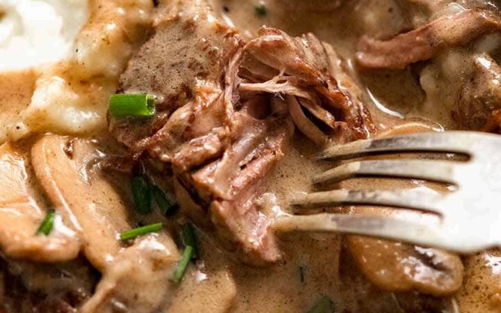 beef stroganoff slow cooker