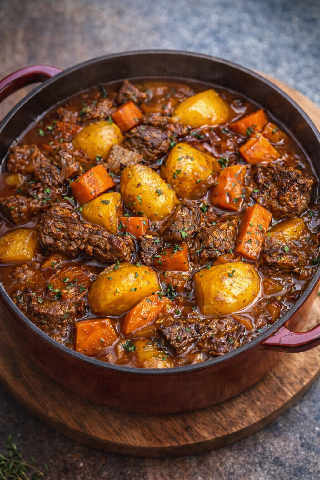Hearty Slow Cooked Beef Stew 2026 | Classic Comfort Food with Potatoes & Carrots