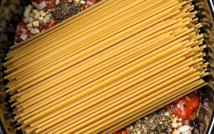 cooking pasta in crockpot