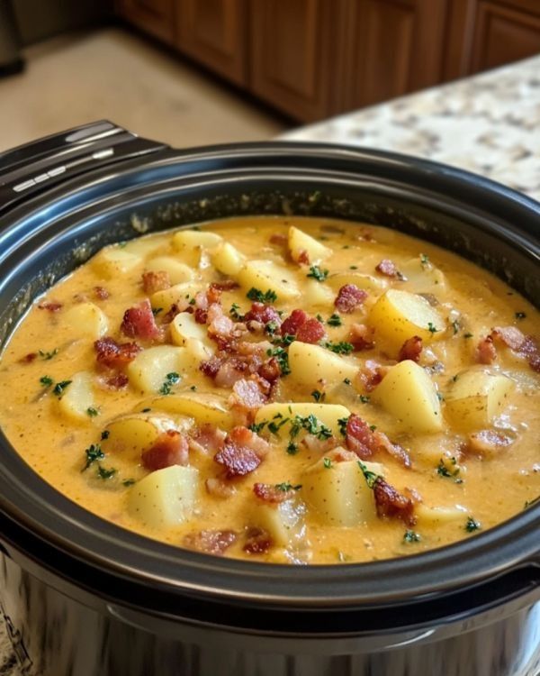 potato chowder crockpot recipe