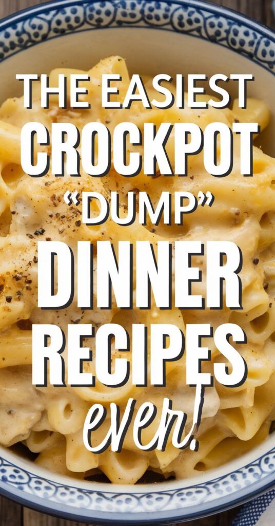 easy comfort food dinners crock pot