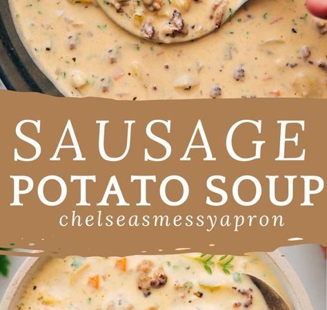 breakfast sausage potato soup