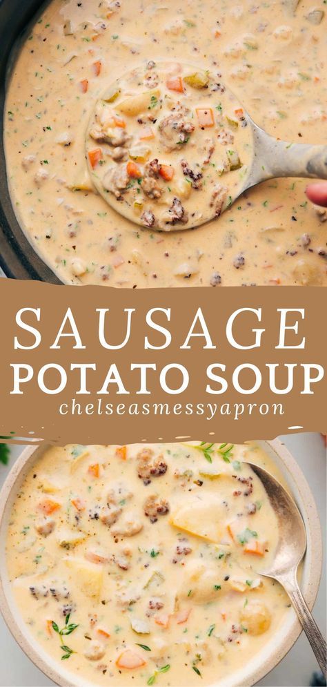 breakfast sausage potato soup