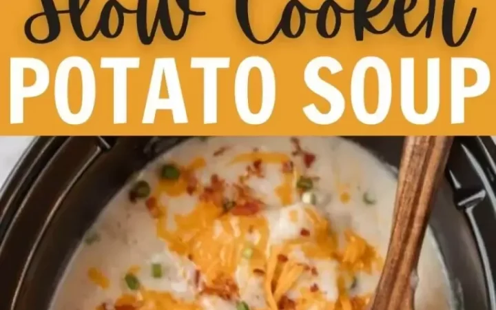 loaded baked potato soup crockpot with cream cheese