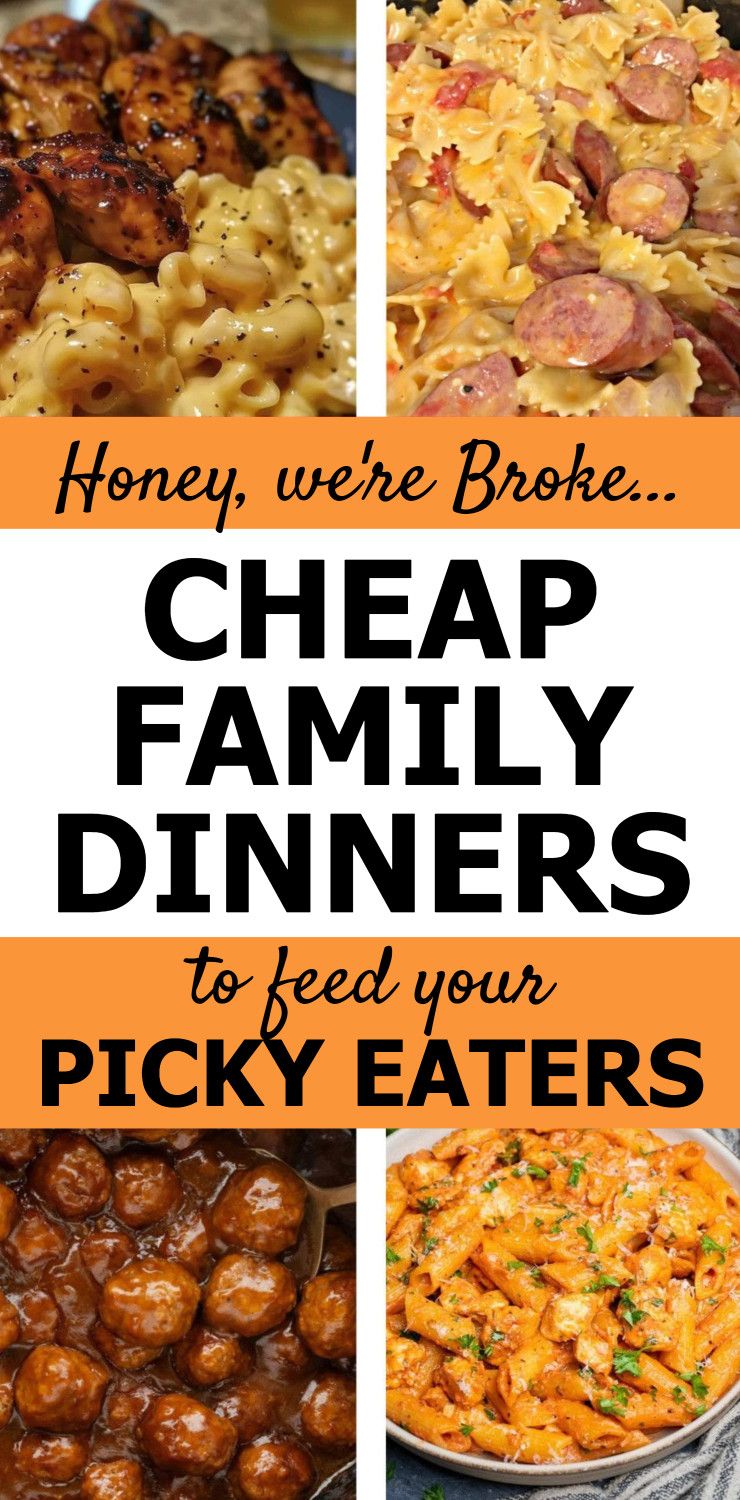 Very Cheap Dinners Families