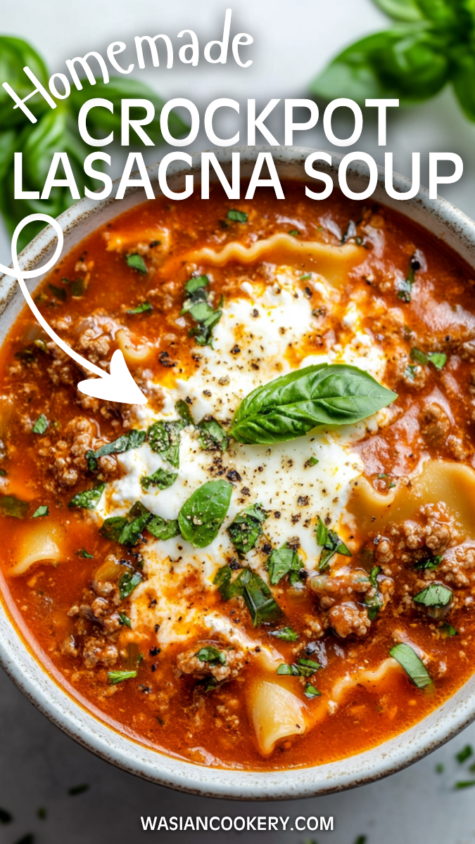 Lasagna Soup Recipe Crockpot Crock Pot
