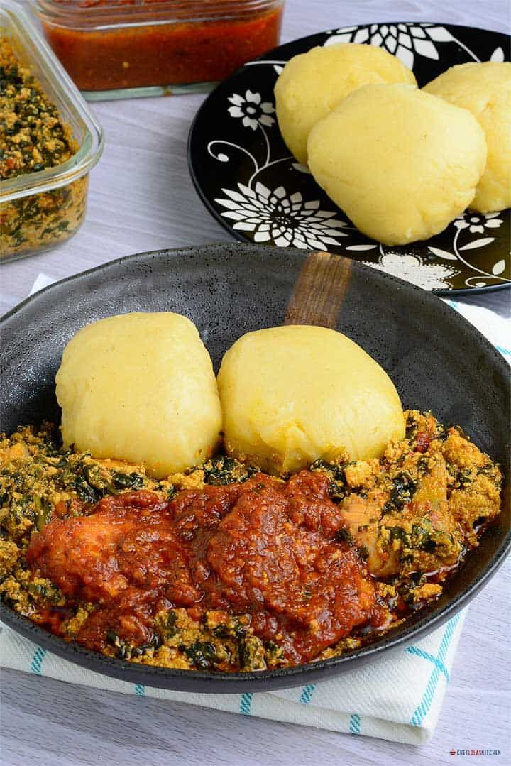 African Fufu and Stew Dish