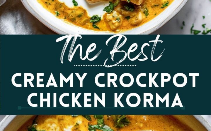 slow cooker chicken korma