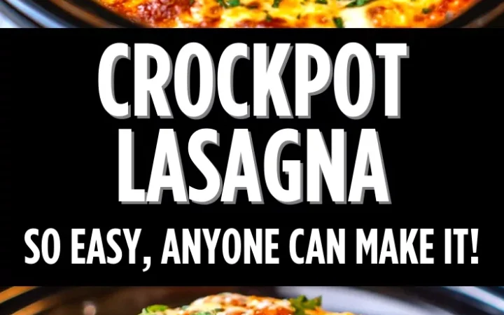 easy crockpot lasagna recipe
