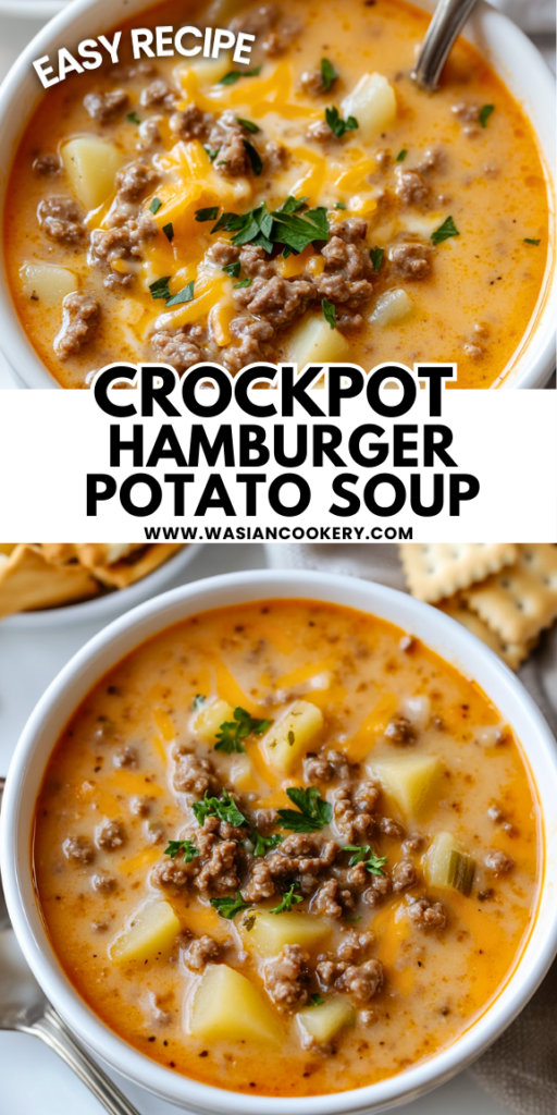 potato soup with ground beef