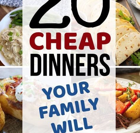 cheap dinner ideas for family of 6
