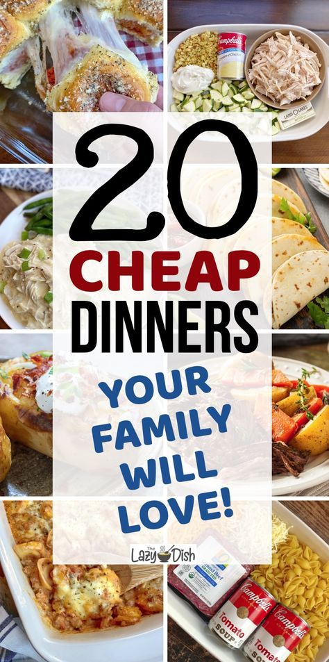 cheap dinner ideas for family of 6