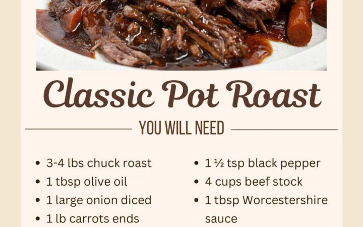 classic pot roast recipe