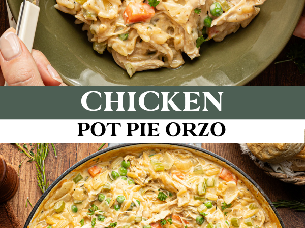 chicken pot pie orzo