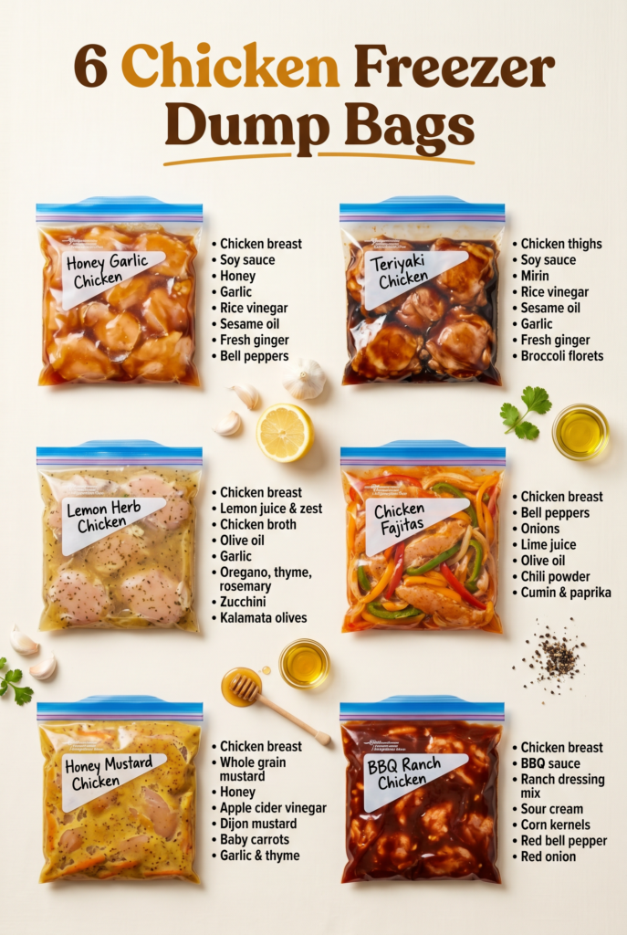 freezer meals in ziploc bags