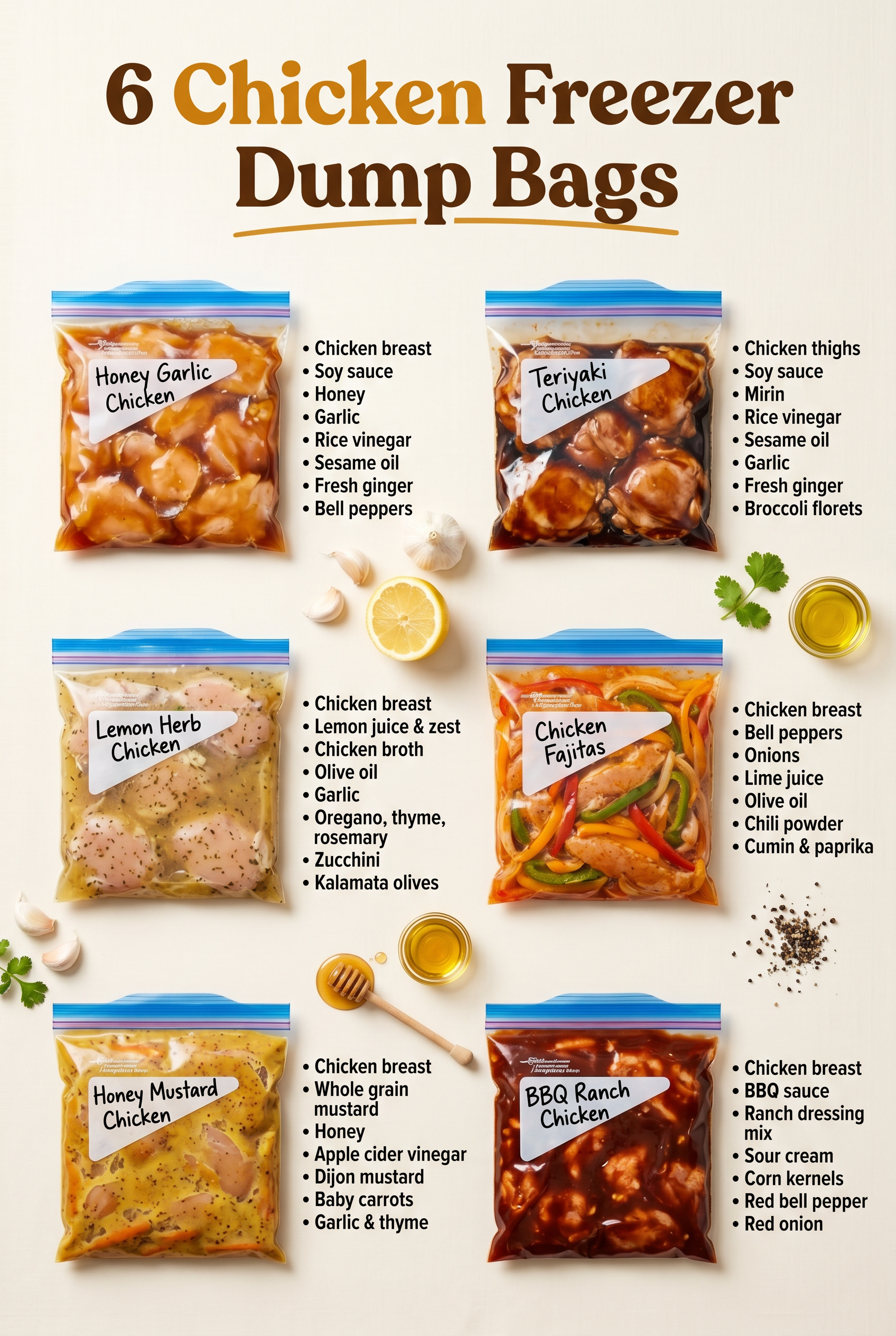 Freezer Meals In Ziploc Bags
