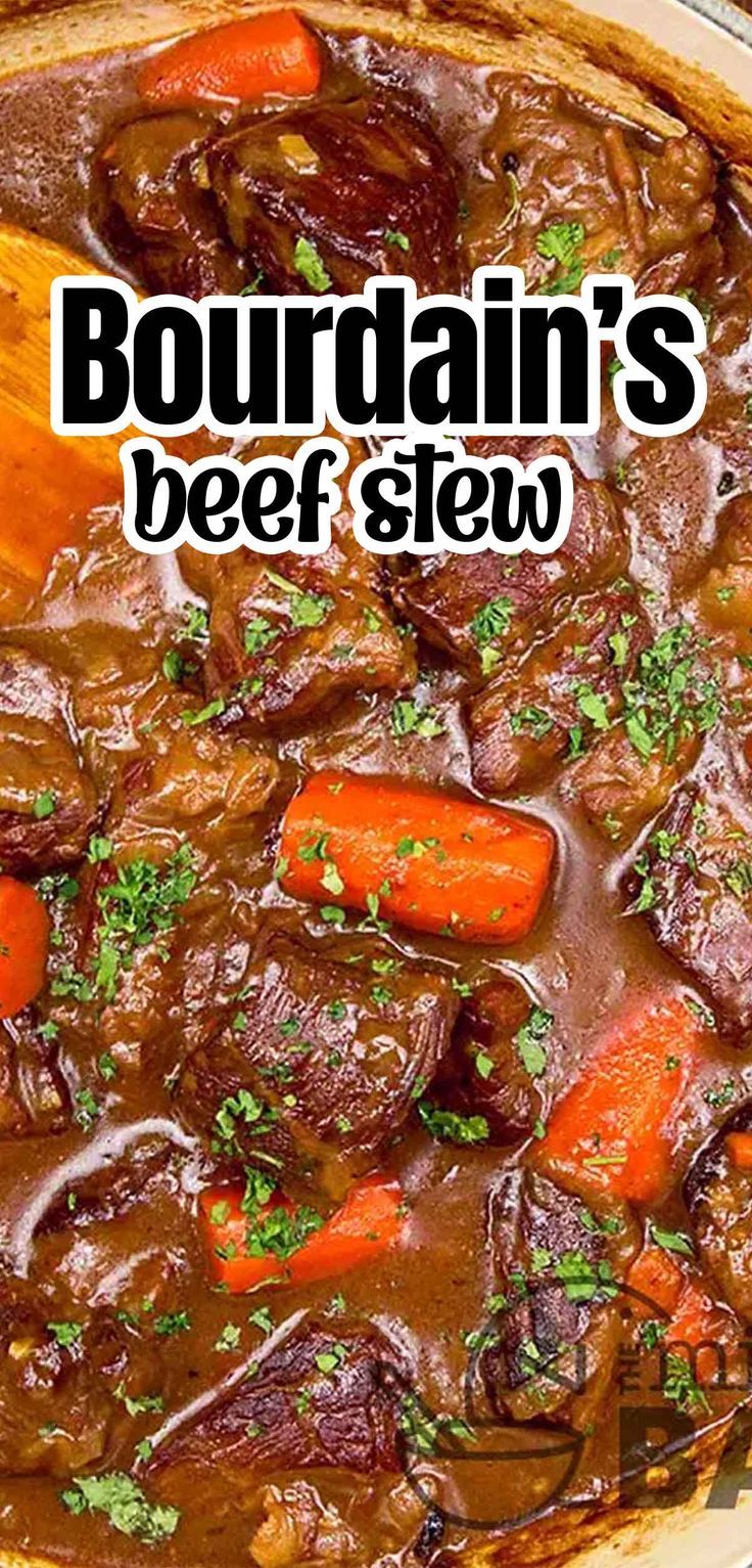 Anthony Bourdain's Beef Stew Recipe