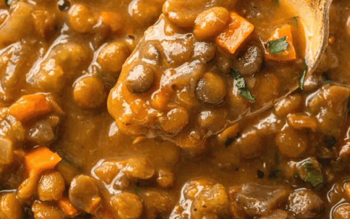 crockpot lentil soup slow cooker