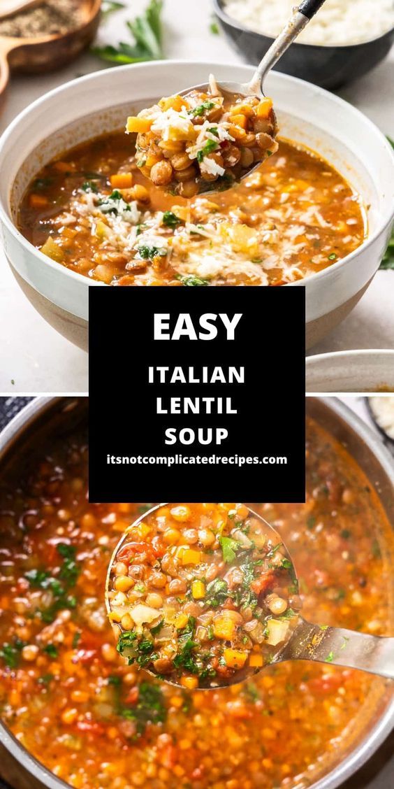 Lentil Soup For Two