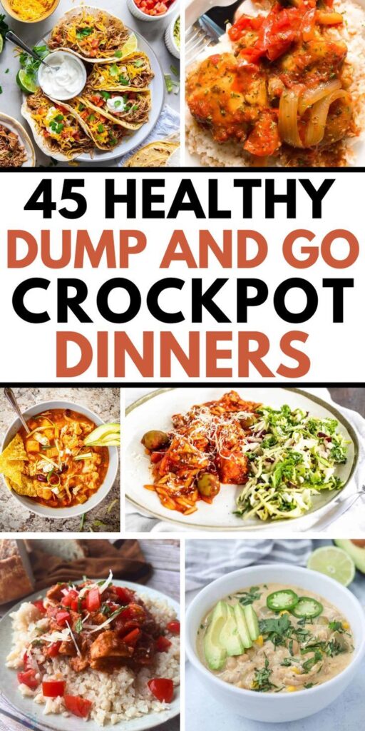healthy crockpot dump dinners
