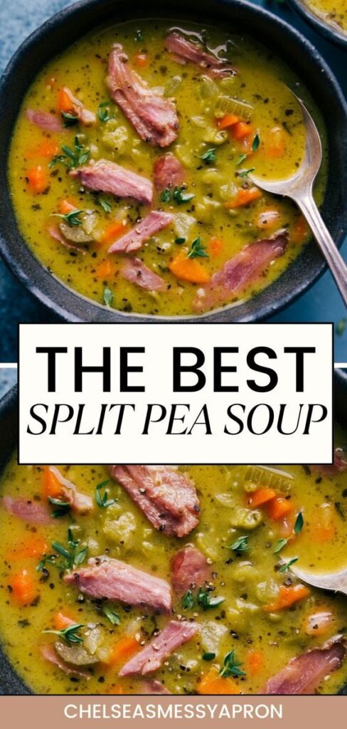 ham and pea soup with ham bone