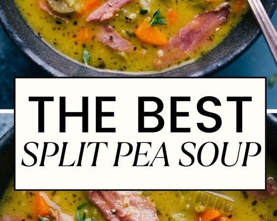 ham and pea soup with ham bone