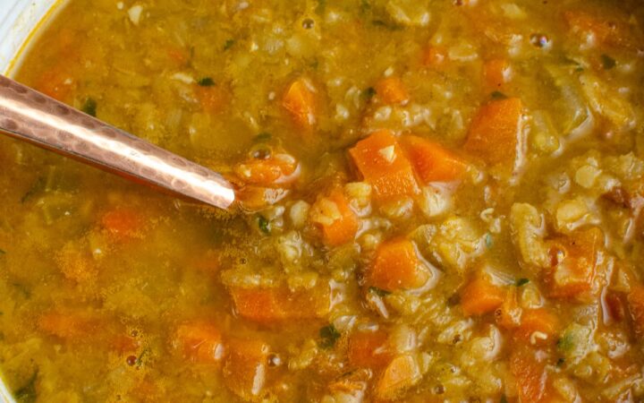 veg and lentil soup