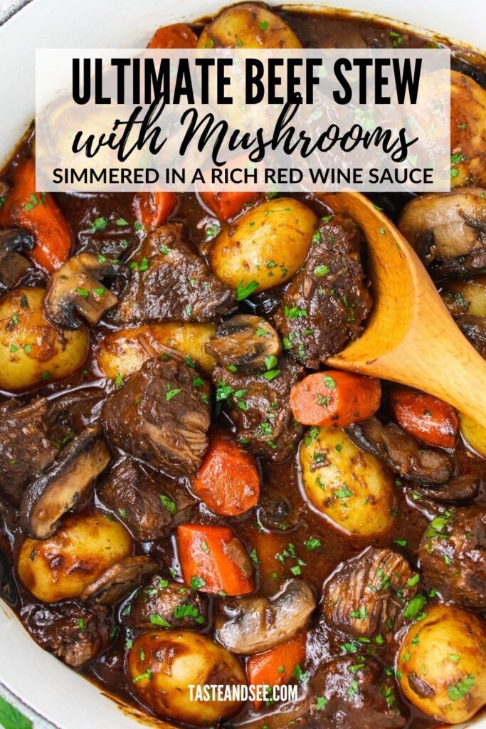 beef stew with mushrooms