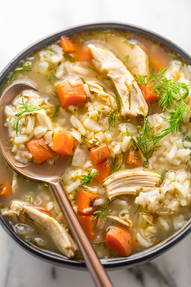 best chicken and rice soup recipe