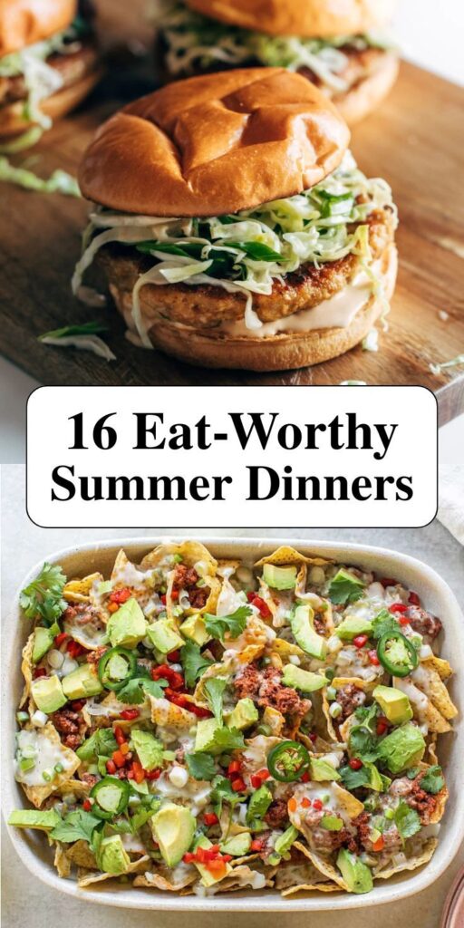 rainy summer dinner ideas