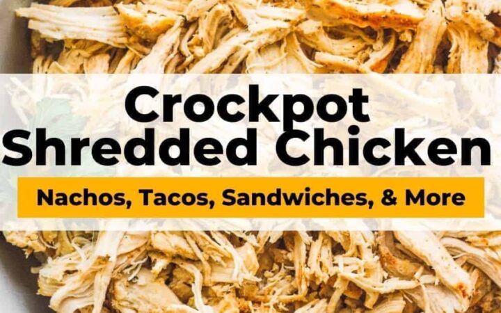 juicy shredded chicken crock pot