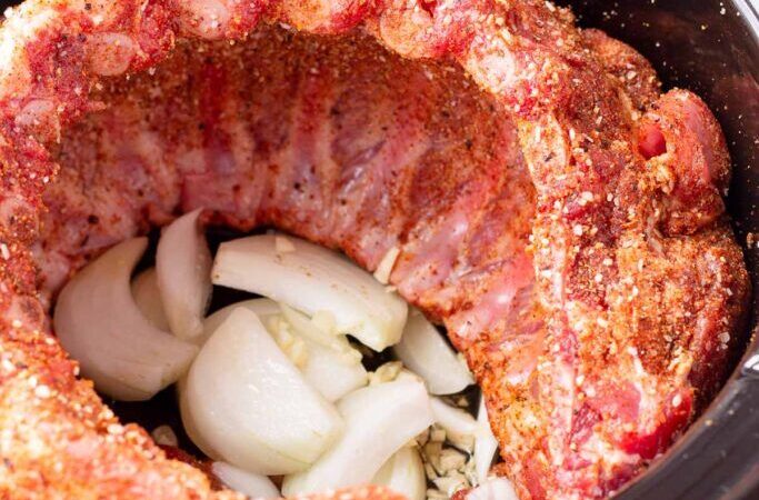 crockpot ribs dinner