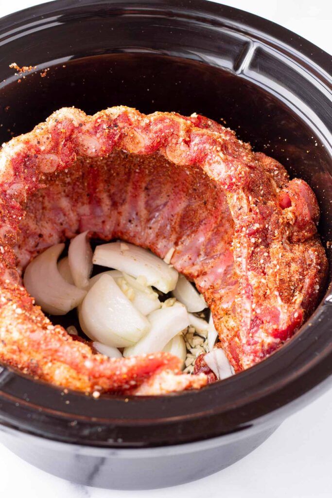 crockpot ribs dinner
