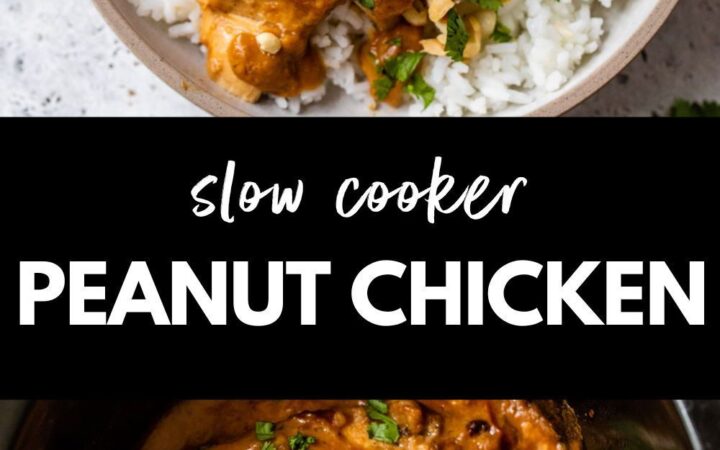 slow cooker peanut chicken