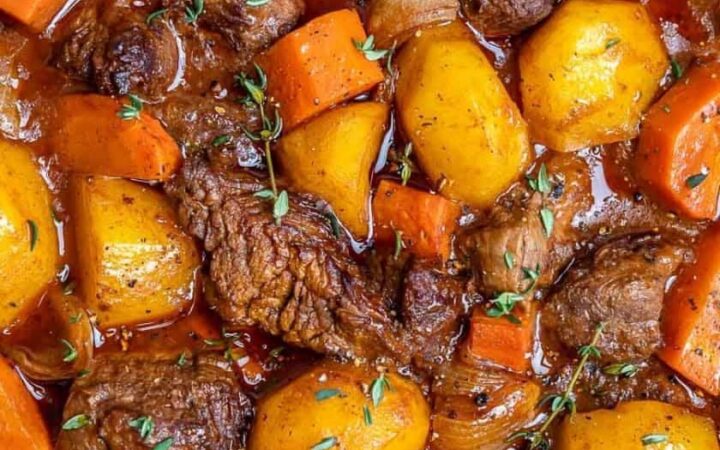 easy homemade beef stew recipe