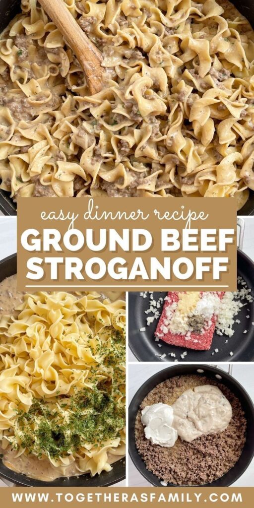 easy ground beef stroganoff recipe