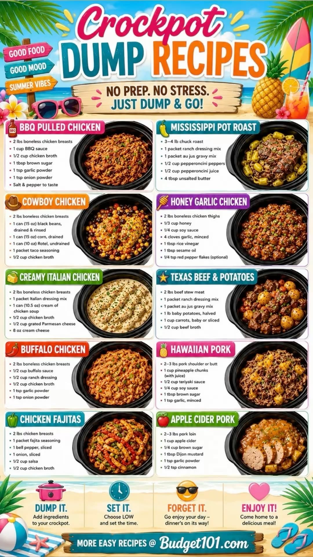 Dump and Go Crock Pot Recipes